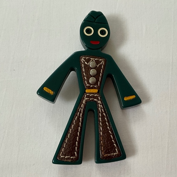 PRADA Sailor Bellhop Bag Pin Brooch